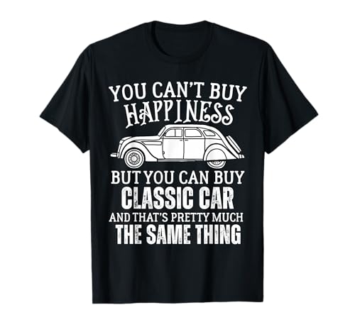 Oldtimer-Geschenke für Männer, Vintage-Auto-Dekoration, Auto-Liebhaber T-Shirt von Vintage Cars Enthusiasts