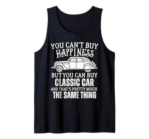 Oldtimer-Geschenke für Männer, Vintage-Auto-Dekoration, Auto-Liebhaber Tank Top von Vintage Cars Enthusiasts