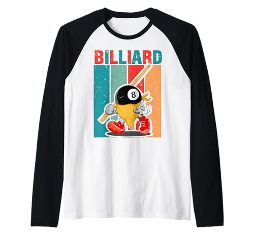 Funny Vintage Pool Design for Men Woman Billiard Lover Raglan Funny Vintage Pool Design for Men Woman Billiard Lover Raglan von Vintage Cat Gift