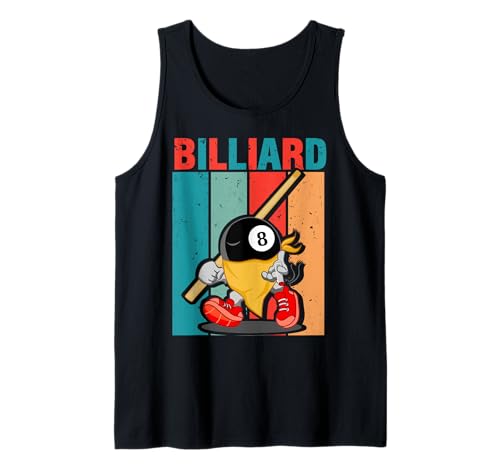 Funny Vintage Pool Design for Men Woman Billiard Lover Tank Top von Vintage Cat Gift