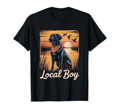 Local Boy Labrador Jagdhund für jedermann T-Shirt Local Boy Labrador Jagdhund für jedermann T-Shirt von Vintage Country For Outdoorsmen And Dog Lovers