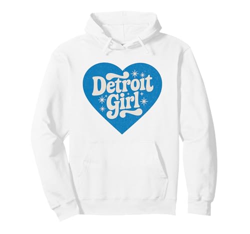 Retro Detroit Mädchen Herz Cute Detroit Girl Pullover Hoodie Retro Detroit Mädchen Herz Cute Detroit Girl Pullover Hoodie von Vintage Detroit Hometown Pride