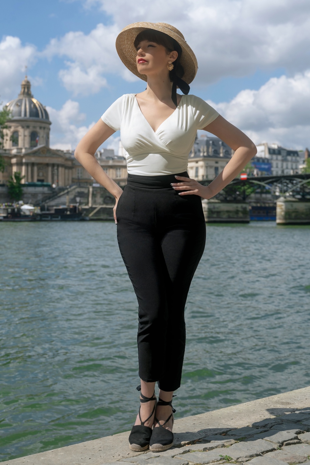 Lena Lynn Hose in Schwarz Lena Lynn Hose in Schwarz von Vintage Diva