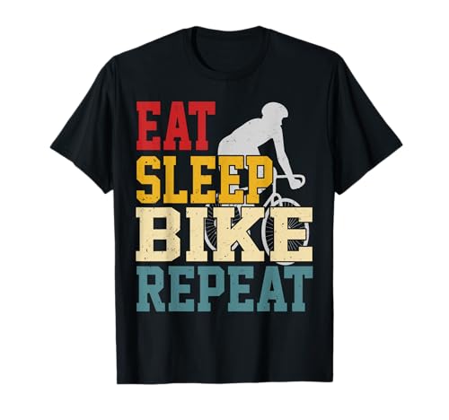 Eat Sleep Bike Repeat Radfahren Radfahrer Radfahren Kinder Jungen T-Shirt Eat Sleep Bike Repeat Radfahren Radfahrer Radfahren Kinder Jungen T-Shirt von Vintage Eat Sleep Bike Repeat Cycling Riding Tee