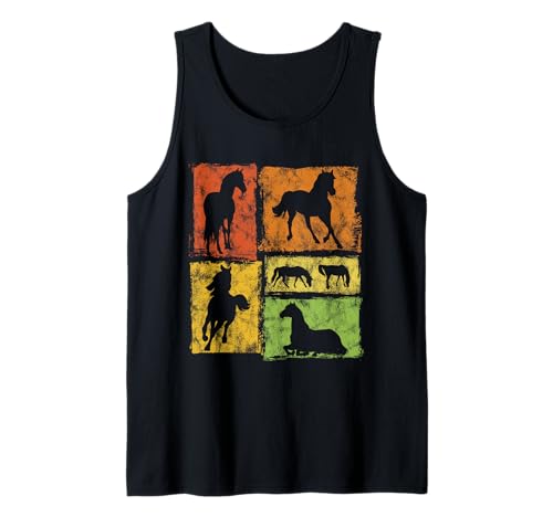 Retro Pferd Grafik für Männer Frauen Kinder Vintage Reiten Tank Top Retro Pferd Grafik für Männer Frauen Kinder Vintage Reiten Tank Top von Vintage Equine Horse Graphics For Men Women Kids