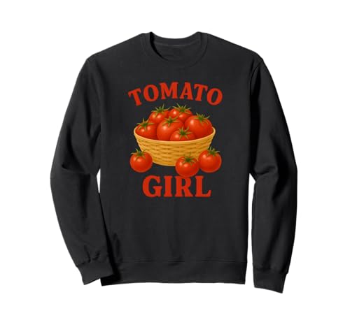 Tomato Girl Cottagecore-Ästhetik Sweatshirt Tomato Girl Cottagecore-Ästhetik Sweatshirt von Vintage Fruit Tomato Girl Cottagecore