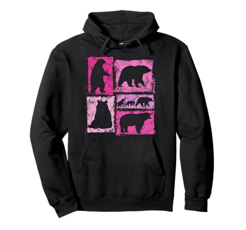 Retro Bär Grafik Typische Bewegungen für Frauen und Mädchen Vintage Pullover Hoodie Retro Bär Grafik Typische Bewegungen für Frauen und Mädchen Vintage Pullover Hoodie von Vintage Funny Bear Designs For Women And Girls