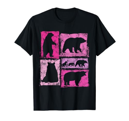 Retro Bär Grafik Typische Bewegungen für Frauen und Mädchen Vintage T-Shirt Retro Bär Grafik Typische Bewegungen für Frauen und Mädchen Vintage T-Shirt von Vintage Funny Bear Designs For Women And Girls