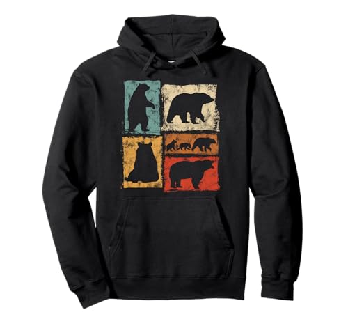 Retro Bär Grafik Typische Bewegungen für Männer Frauen Kinder Vintage Pullover Hoodie Retro Bär Grafik Typische Bewegungen für Männer Frauen Kinder Vintage Pullover Hoodie von Vintage Funny Bear Designs for Men Women Kids