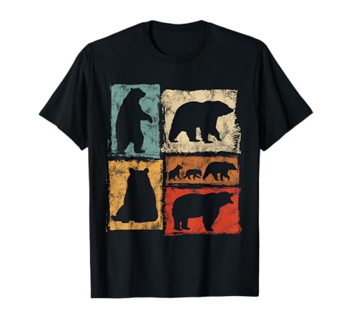 Retro Bär Grafik Typische Bewegungen für Männer Frauen Kinder Vintage T-Shirt Retro Bär Grafik Typische Bewegungen für Männer Frauen Kinder Vintage T-Shirt von Vintage Funny Bear Designs for Men Women Kids