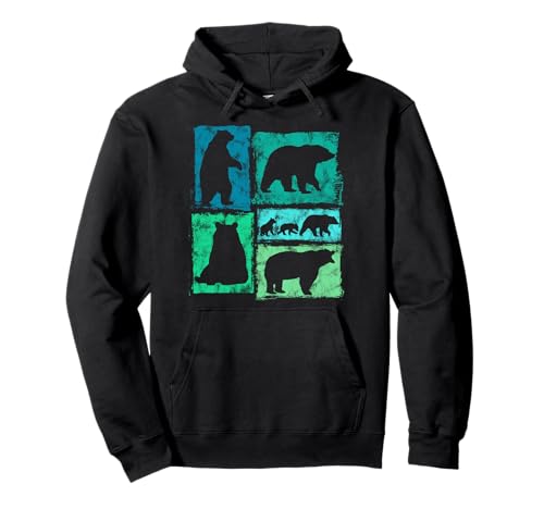 Retro-Stil Bär Grafik Typische Bewegungen für Männer Frauen Kinder Pullover Hoodie Retro-Stil Bär Grafik Typische Bewegungen für Männer Frauen Kinder Pullover Hoodie von Vintage Funny Bear Designs for Men Women Kids