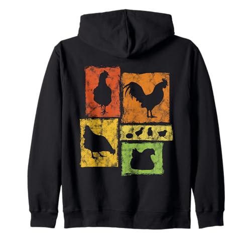 Lustige Chicken Farmer Grafik I Love Chickens Männer Frauen Kinder Kapuzenjacke Lustige Chicken Farmer Grafik I Love Chickens Männer Frauen Kinder Kapuzenjacke von Vintage Funny Chicken Designs for Men Women Kids