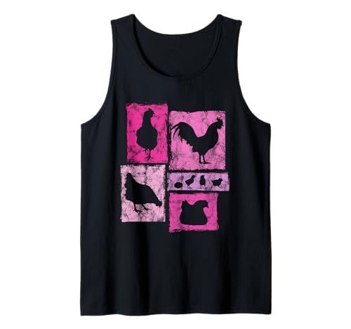 Lustige Chicken Lover Grafik für Frauen und Mädchen Farmer Tank Top Lustige Chicken Lover Grafik für Frauen und Mädchen Farmer Tank Top von Vintage Funny Chicken Designs for Women Girls