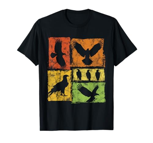 Retro Adler mit schönem Tierdruck für Herren, Damen, Kinder, Vintage-Stil T-Shirt von Vintage Funny Eagle Designs for Men Women Kids