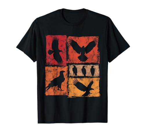 Retro Adler mit schönem Tierdruck für Herren, Damen, Kinder, Vintage-Stil T-Shirt von Vintage Funny Eagle Designs for Men Women Kids