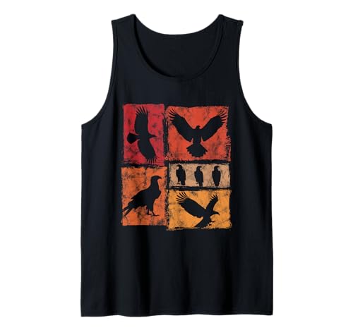 Retro Adler mit schönem Tierdruck für Herren, Damen, Kinder, Vintage-Stil Tank Top von Vintage Funny Eagle Designs for Men Women Kids