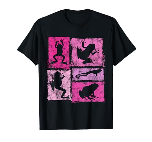 Retro Frosch Grafik I Love Frogs für Frauen und Mädchen Vintage T-Shirt Retro Frosch Grafik I Love Frogs für Frauen und Mädchen Vintage T-Shirt von Vintage Funny Frog Designs For Women And Girls