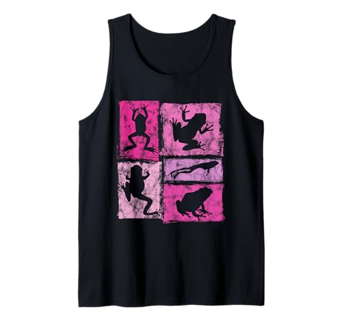 Retro Frosch Grafik I Love Frogs für Frauen und Mädchen Vintage Tank Top Retro Frosch Grafik I Love Frogs für Frauen und Mädchen Vintage Tank Top von Vintage Funny Frog Designs For Women And Girls