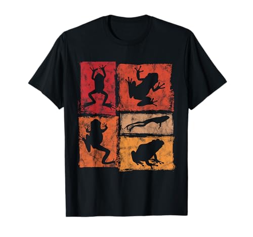 Retro Frosch Grafik I Love Frogs für Männer Frauen Kinder Vintage T-Shirt Retro Frosch Grafik I Love Frogs für Männer Frauen Kinder Vintage T-Shirt von Vintage Funny Frog Designs for Men Women Kids
