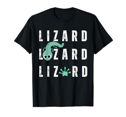 Eidechse Eidechse Eidechse Meme Lustig Weirdcore Tier Männer Frauen T-Shirt von Vintage Funny Internet Meme Humor Lizard Lovers