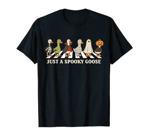 Lustige Gans Halloween Grafik Just A Spooky Goose Männer Frauen T-Shirt Lustige Gans Halloween Grafik Just A Spooky Goose Männer Frauen T-Shirt von Vintage Goose Spooky Halloween Costume