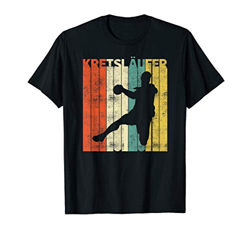 Herren Retro Kreisläufer Handball Sport Handballer Geschenk T-Shirt Herren Retro Kreisläufer Handball Sport Handballer Geschenk T-Shirt von Vintage Handball Geschenke