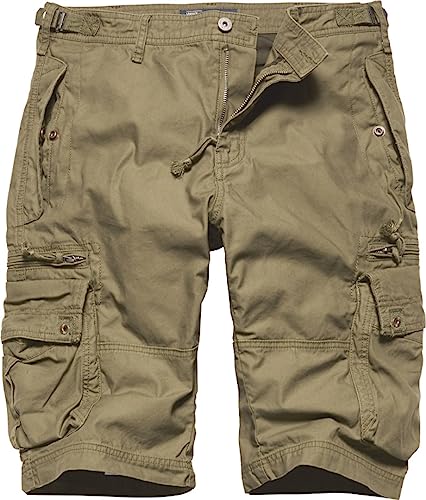 Vintage Industries Gandor Shorts (Dark Khaki,M) von Vintage Industries