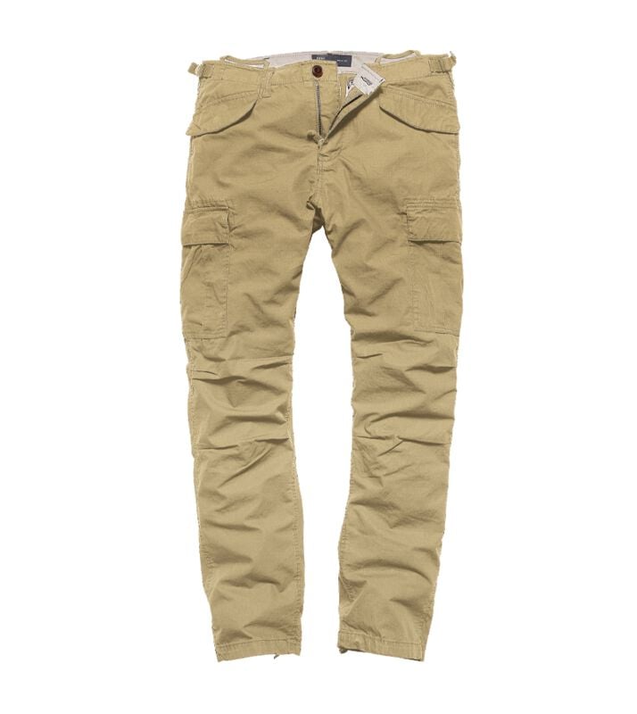 Vintage Industries MILLER M65 PANTS Stoffhose khaki in 36 von Vintage Industries