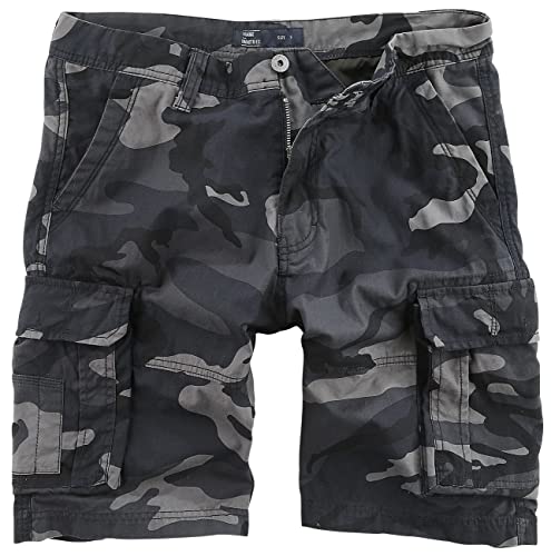 Vintage Industries Rowing Short Männer Short darkcamo L 100% Baumwolle Basics, Streetwear von Vintage Industries