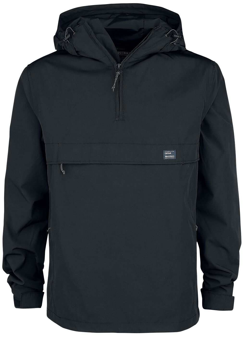 Vintage Industries Shooter Windbreaker Übergangsjacke schwarz in S von Vintage Industries