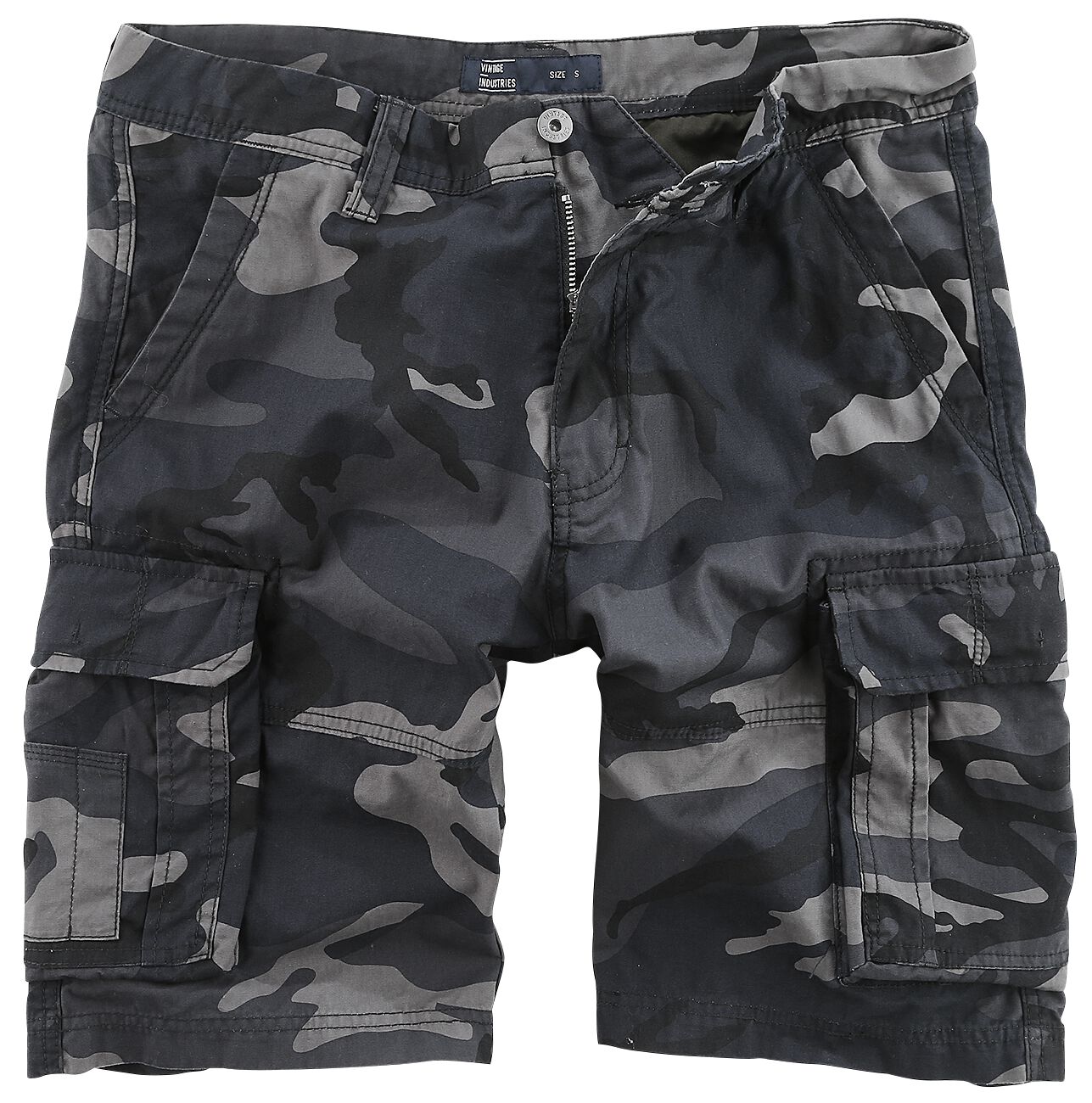 Vintage Industries Short - Rowing Short - S bis 3XL - für Männer - Größe 3XL - darkcamo von Vintage Industries