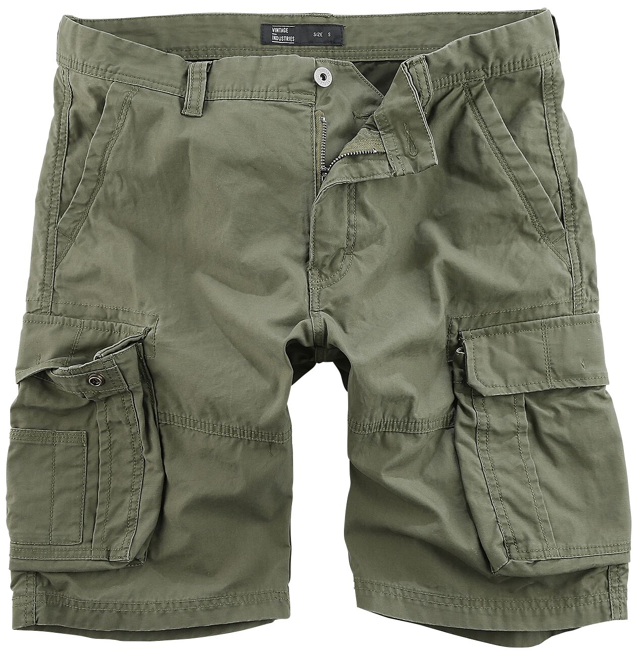 Vintage Industries Short - Rowing Short - S bis 3XL - für Männer - Größe L - oliv von Vintage Industries