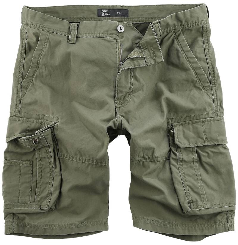 Vintage Industries Short - Rowing Short - S bis 3XL - für Männer - Größe L - oliv von Vintage Industries