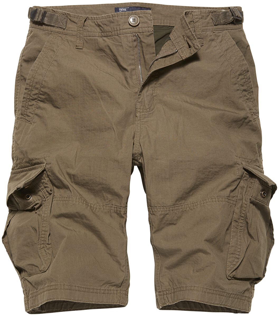 Vintage Industries Short - Terrance Short - S bis 3XL - für Männer - Größe M - khaki von Vintage Industries