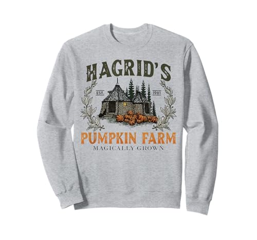Retro Fall Hagrid's Pumpkin Farm Patch Herbst Kürbis Garten Sweatshirt von Vintage Like Up