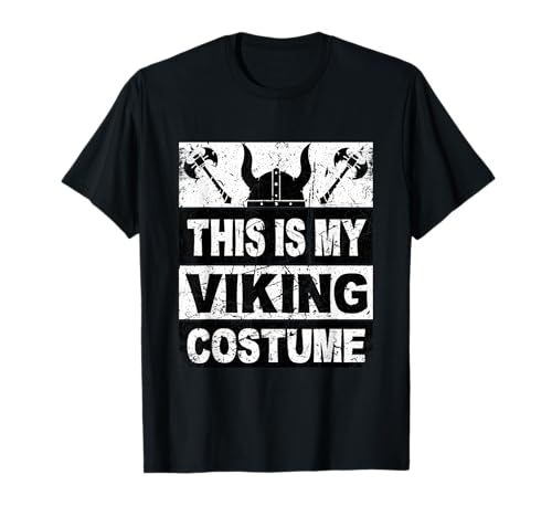 Retro This is My Viking Kostüm Damen Herren Kinder Jungen Mädchen T-Shirt Retro This is My Viking Kostüm Damen Herren Kinder Jungen Mädchen T-Shirt von Vintage Mens Viking Cosplay Female Youth Costume