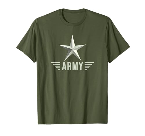 Militärarmee -Hemden für Jungen Taktisches Hemd Olivengrün T-Shirt von Vintage Military Apparel USA Patriotische