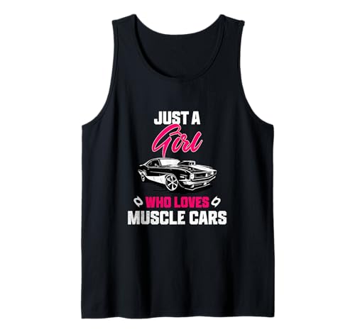 Ein Mädchen, das Muscle-Cars liebt Lustige Oldtimer-Liebhaberinnen Tank Top Ein Mädchen, das Muscle-Cars liebt Lustige Oldtimer-Liebhaberinnen Tank Top von Vintage Muscle Cars Apparel Gifts Shop