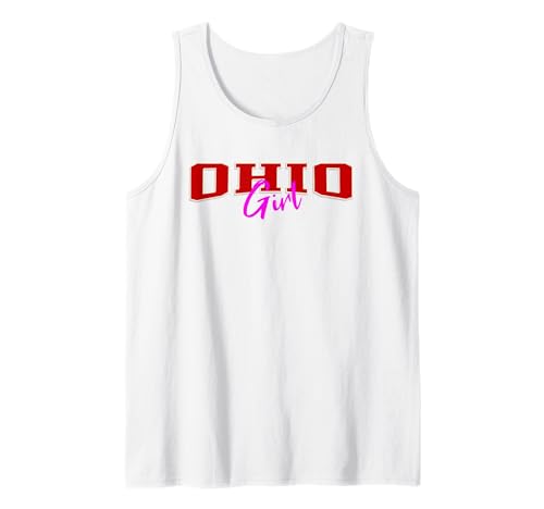 Vintage OHIO Girl Throwback Design, Girly Women Girls Teen Tank Top von Vintage OHIO Graphic Designs and Apparel for Girls