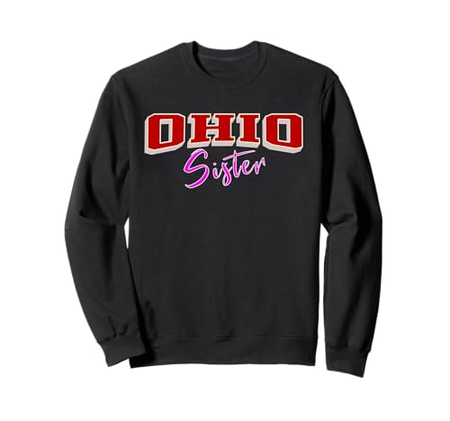 Vintage OHIO Sister Throwback Design, Girly Women Girls Teen Sweatshirt von Vintage OHIO Graphic Designs and Apparel for Girls