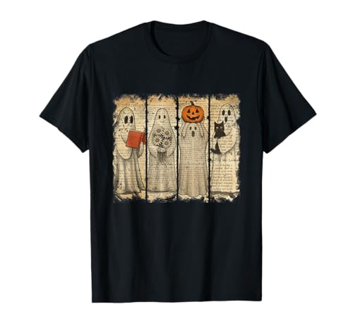 Halloween-Halloween aus altem Papier im Vintage-Stil für Herren, Damen und Kinder T-Shirt Halloween-Halloween aus altem Papier im Vintage-Stil für Herren, Damen und Kinder T-Shirt von Vintage Old Paper Ghost Halloween