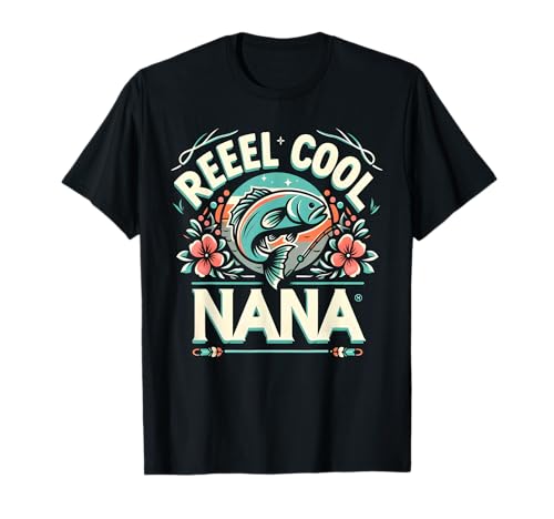 Reel Cool Nana Fishing Vintage Tees Damen Herren Vatertag T-Shirt Reel Cool Nana Fishing Vintage Tees Damen Herren Vatertag T-Shirt von Vintage Reel Cool Nana Fishing Lovers Mothers Day