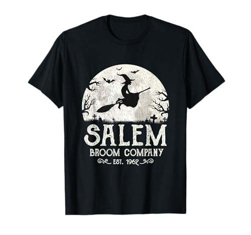 Salem Broom Company Shirt Grunge Halloween Damen Hexe T-Shirt von Vintage Salem Broom Shirts & Witch Gifts