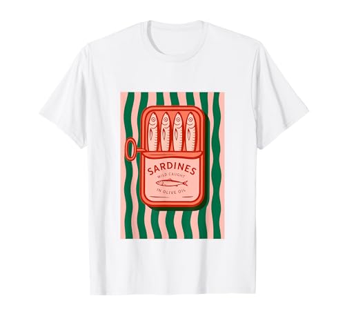 Sardinen-Fisch, Retro, Grafik, Sommer, für Männer und Frauen T-Shirt Sardinen-Fisch, Retro, Grafik, Sommer, für Männer und Frauen T-Shirt von Vintage Sardine Fish Cute Summer Tee