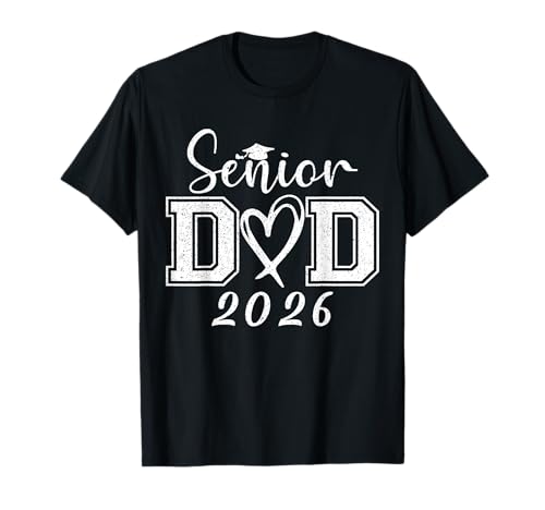 Senior Dad 2026 Abschlussklasse 2026 Herren Papa Vater T-Shirt von Vintage Senior Dad Class of 2026