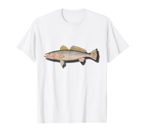 Gesprenkeltes Forellenangeln – Männer, Frauen & Kinder gesprenkelte Forelle T-Shirt von Vintage Speckled Trout