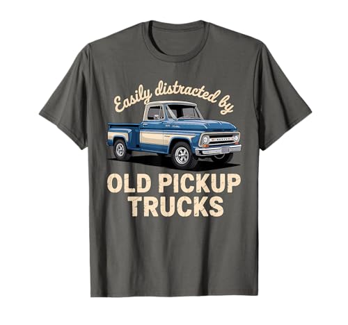 Leicht abgelenkt von Alten Pickup Trucks Vintage Trucker Men T-Shirt Leicht abgelenkt von Alten Pickup Trucks Vintage Trucker Men T-Shirt von Vintage Square Body Truck Fans Classic Auto Lovers