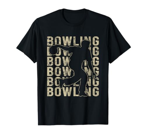 Bowlingspieler Retro Stil Grafik für Mann Frau Kind Bowlers T-Shirt Bowlingspieler Retro Stil Grafik für Mann Frau Kind Bowlers T-Shirt von Vintage Style Bowling Lover Designs Men Women Kids