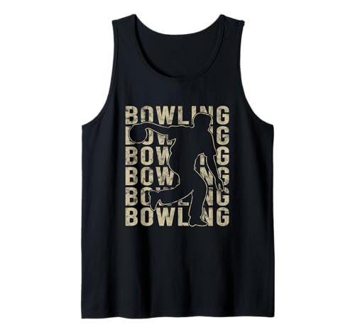 Herren Bowlingspieler Retro Stil Grafik für Mann Frau Kind Bowlers Tank Top Herren Bowlingspieler Retro Stil Grafik für Mann Frau Kind Bowlers Tank Top von Vintage Style Bowling Lover Designs Men Women Kids