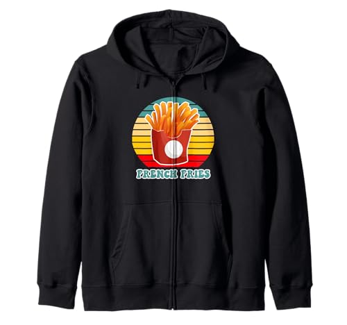 Retro Sunset Fry King Pommes Frites Pommes Frites für Männer und Jungen Kapuzenjacke Retro Sunset Fry King Pommes Frites Pommes Frites für Männer und Jungen Kapuzenjacke von Vintage Sunset Foodie Designs
